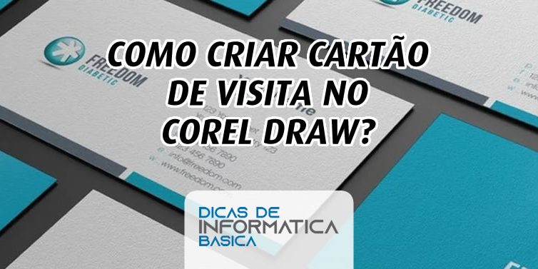 como criar catao de visita no corel draw