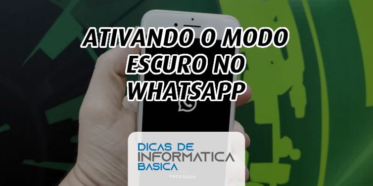 modo escuro no whatsapp